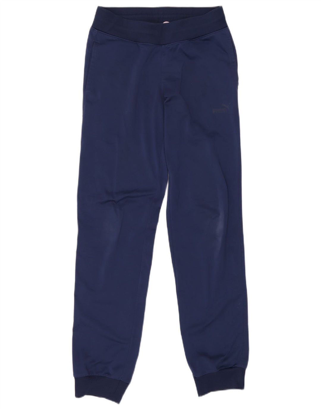 Pantaloni de trening PUMA pentru femei Joggeri UK 10 Poliester bleumarin mic