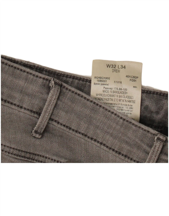 Blugi Wrangler Drew Straight pentru femei W32 L34 bumbac gri