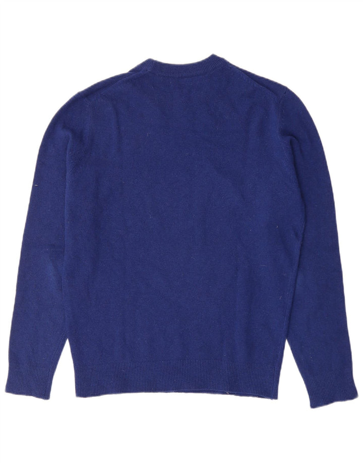 Pulover supradimensionat pentru femei ZARA, cu gât crew, UK 10 Mic, bleumarin