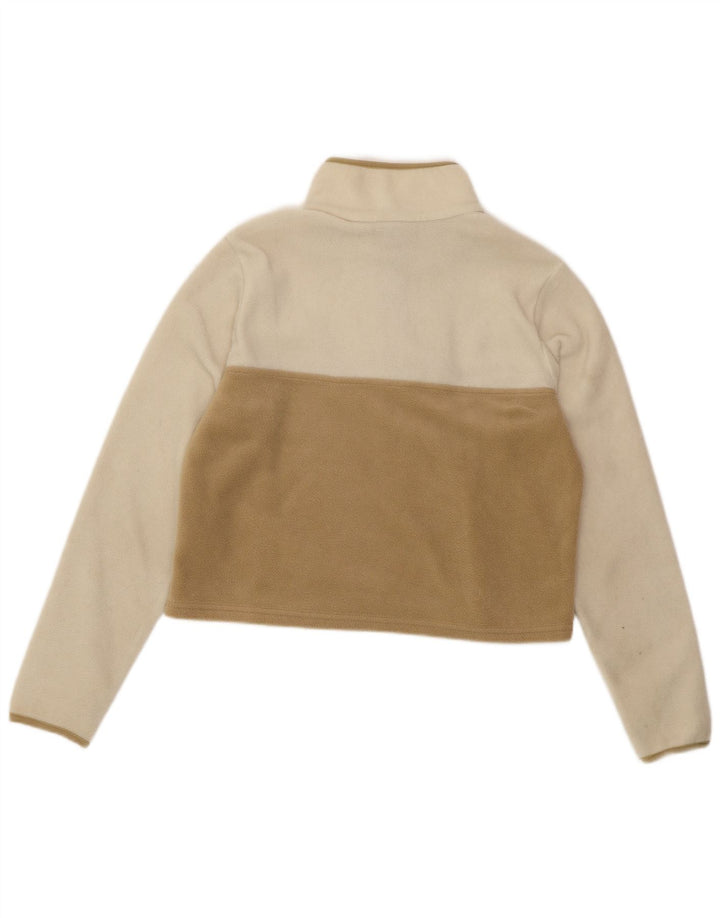 Pulover pentru femei COLUMBIA Crop Fleece UK 14 Medium White Colorblock