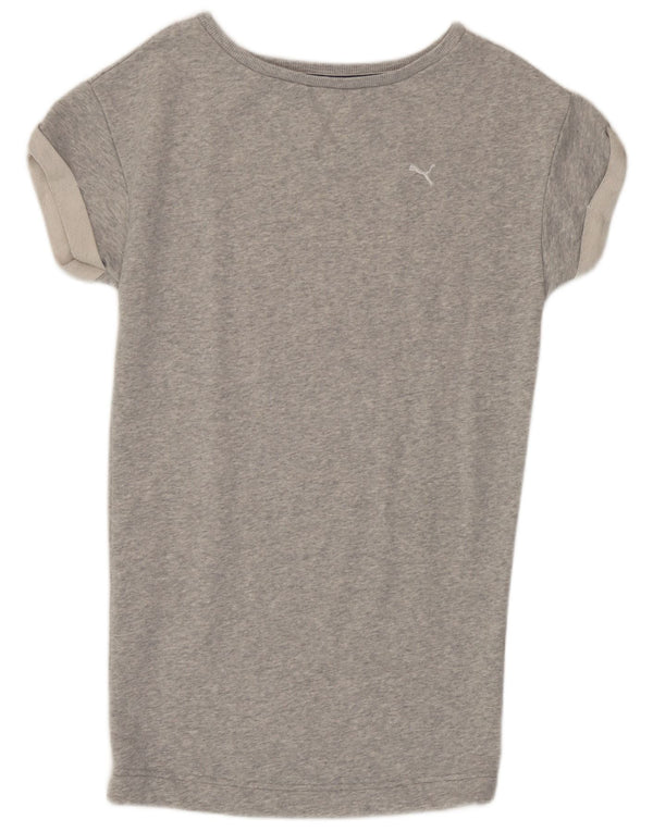 Tricou Puma Femei Top UK 8 Small Grey Flecked