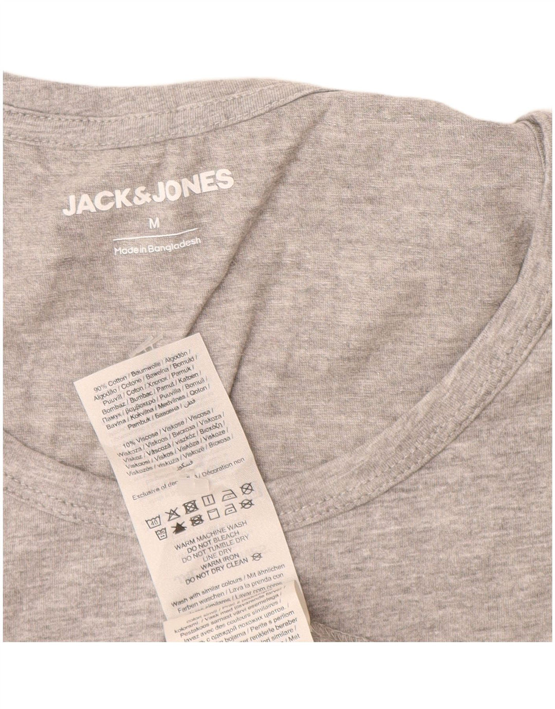 Vestă Jack & Jones pentru bărbați, bumbac, gri mediu