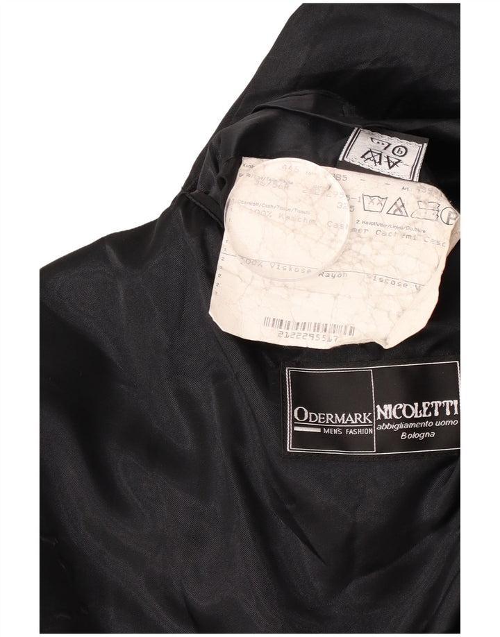 Odermark Pardesiu pentru bărbați IT 56 3XL Cașmir negru