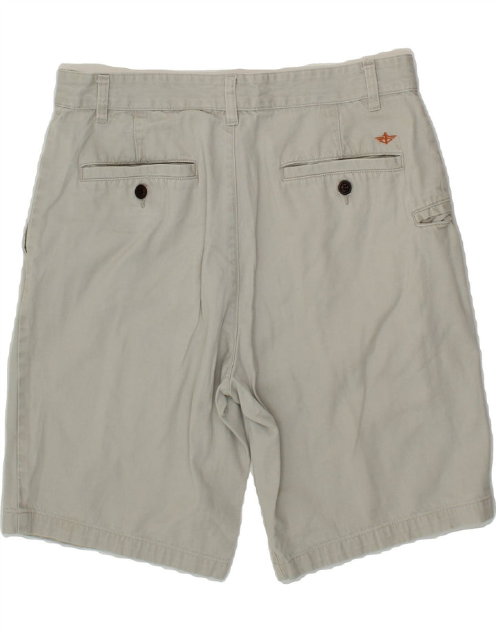 DOCKERS Mens Cargo Shorts W33 Medium Off White Cotton Vintage Dockers and Second-Hand Dockers from Messina Hembry 