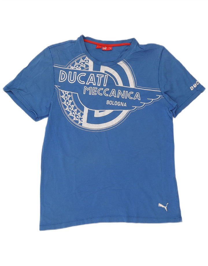 Tricou grafic Puma Ducati pentru bărbați Top Medium Blue