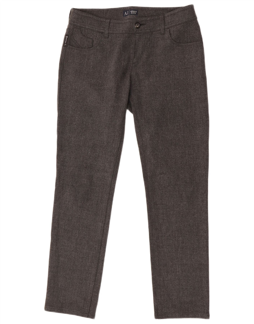 Pantaloni casual pentru bărbați Armani Slim Fit W28 L29 poliester gri
