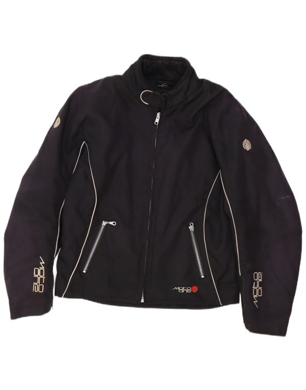 Jachetă Moto One Graphic Racer pentru bărbați UK 40 Large Black
