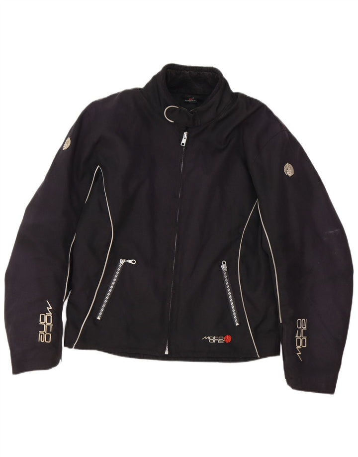 Jachetă Moto One Graphic Racer pentru bărbați UK 40 Large Black