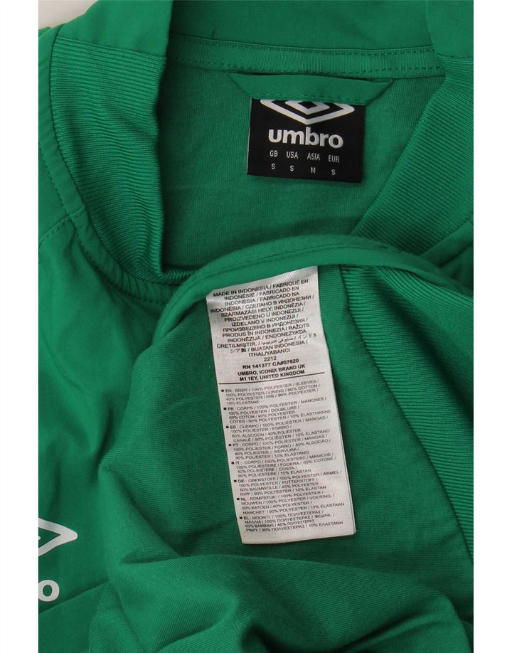 Jachetă de trening Umbro Irlanda pentru bărbați, mică, verde, poliester