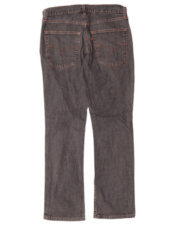Blugi drepti pentru femei LEVI'S 525 W32 L30 bumbac gri