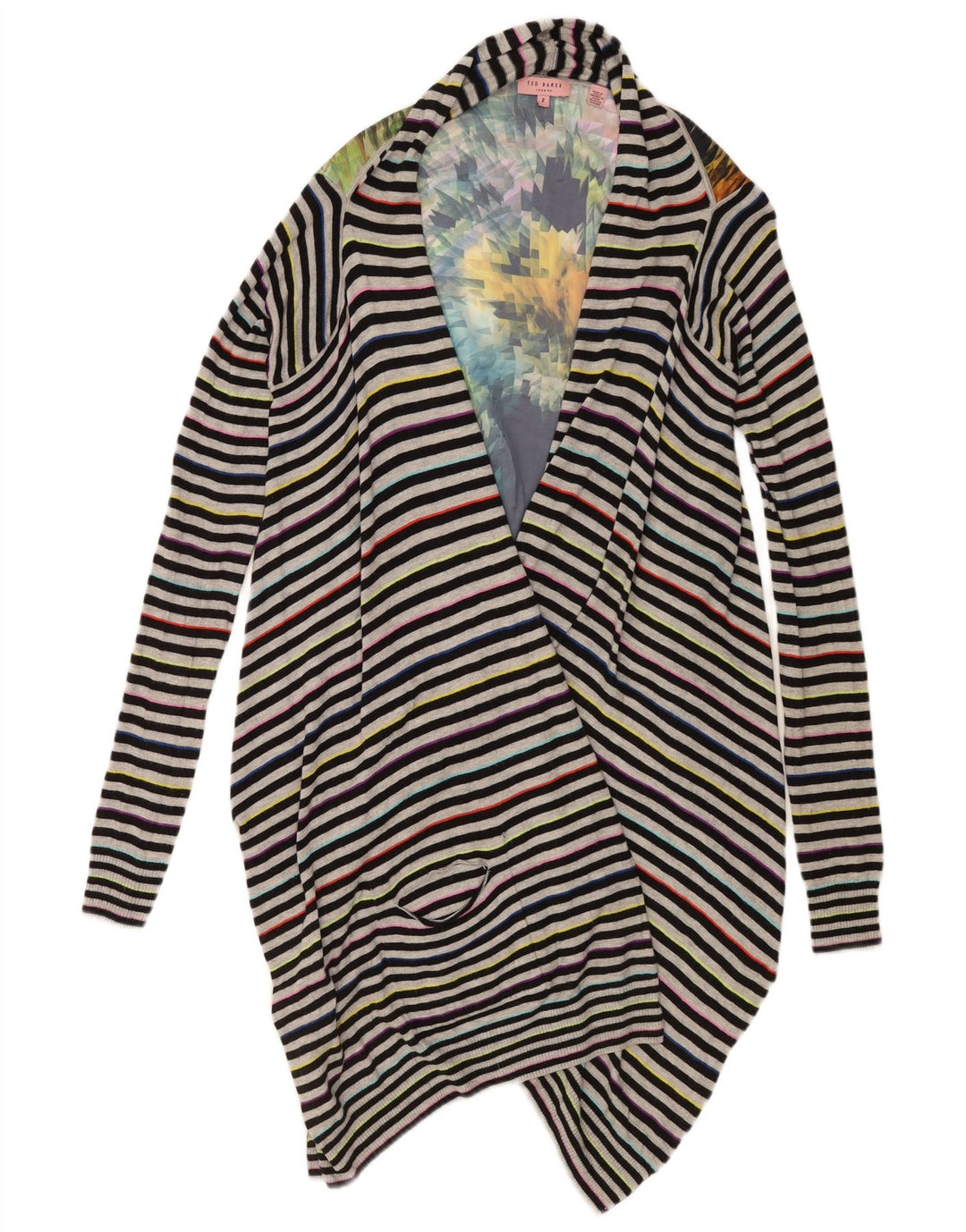 Pulover cardigan asimetric pentru femei Ted Baker Mărimea 2 Mic Multicolor