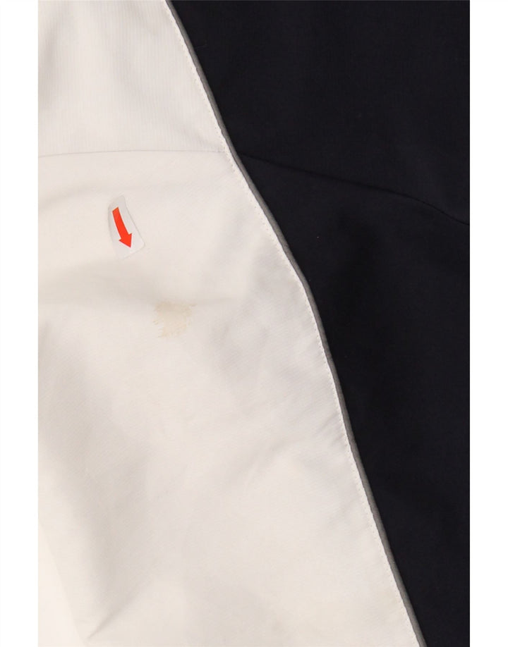 Jachetă de trening grafică PUMA pentru bărbați, 2XL, poliester color block, albastru bleumarin