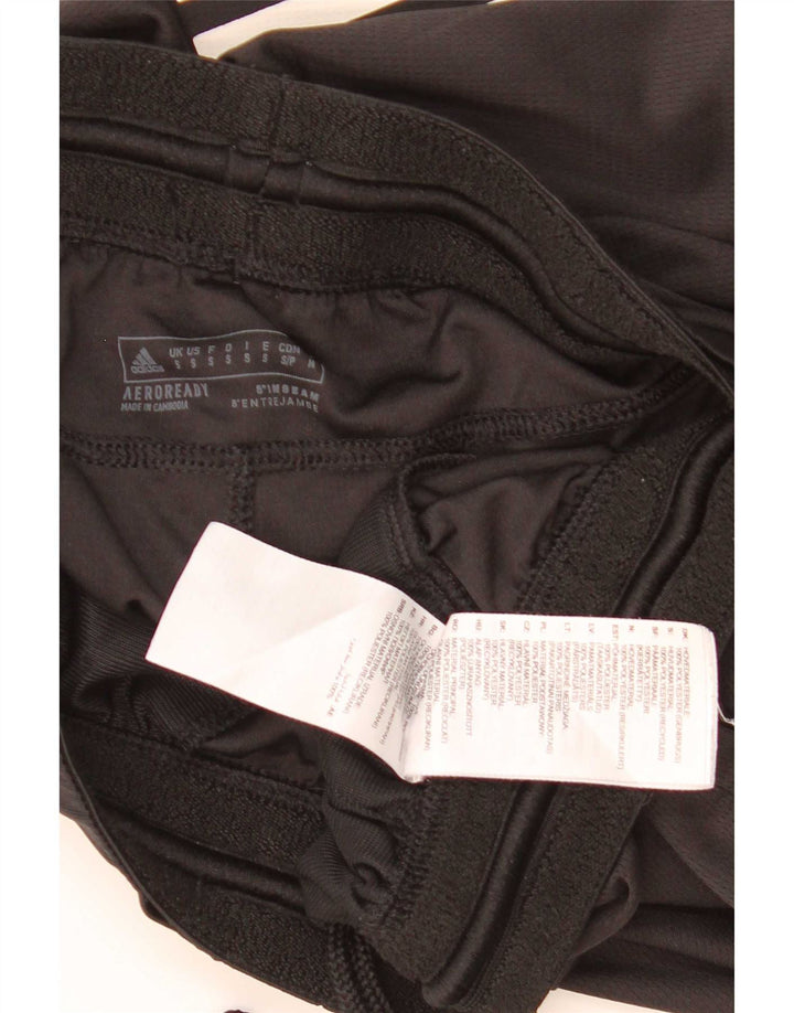 Pantaloni scurți sport Aeroready Adidas pentru bărbați, poliester negru mic