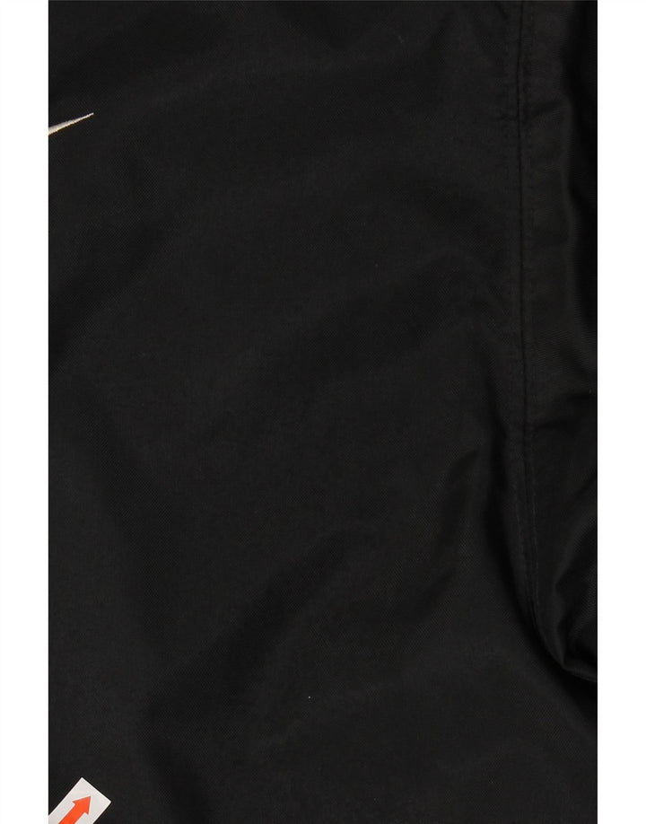 Jachetă grafică NIKE pentru bărbați, Marea Britanie 39/41, nailon mediu negru