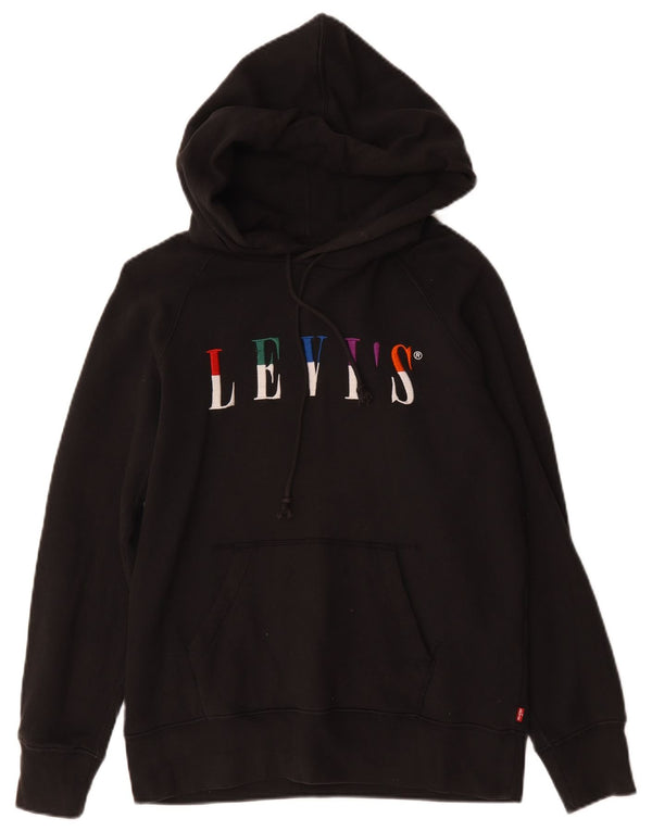 Pulover Levi's pentru bărbați cu glugă grafic XS, bumbac negru