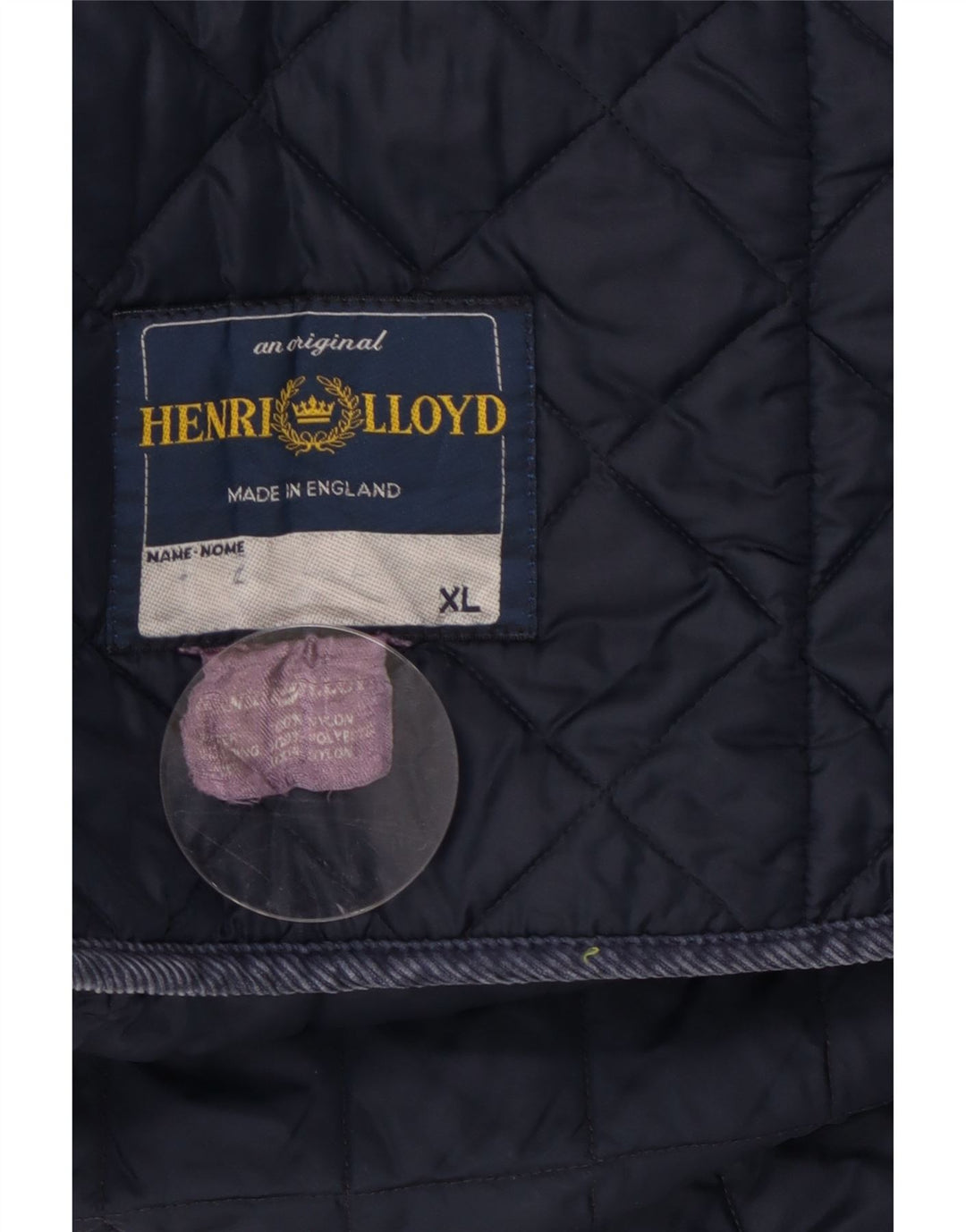 Jachetă matlasată pentru bărbați Henri Lloyd UK 42 XL Nailon bleumarin