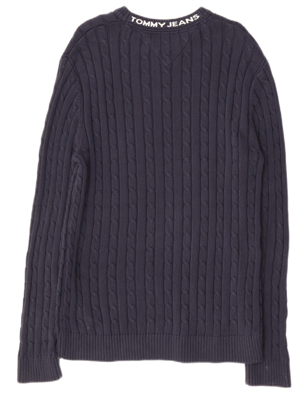 Pulover pentru bărbați TOMMY HILFIGER Pulover cu decolteu rotund, mediu, bleumarin