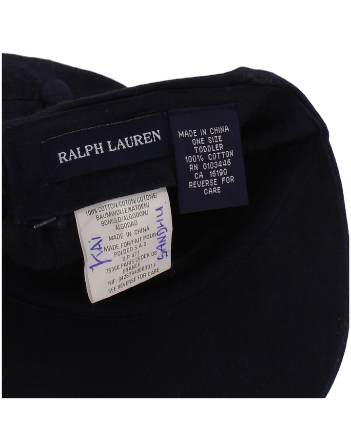 Şapcă de baseball cu grafică Ralph Lauren pentru băieţi, mărime, bumbac, albastru bleumarin