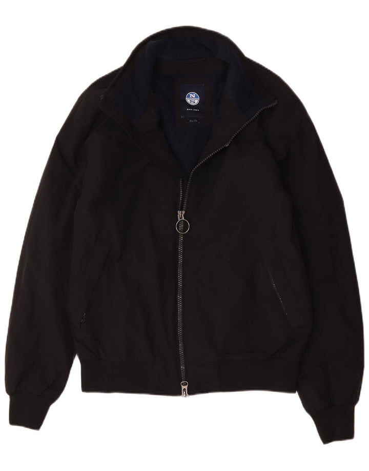 Jachetă bomber North Sails pentru bărbați, cu tăiere subțire, UK 38 Medium, bleumarin, poliamidă