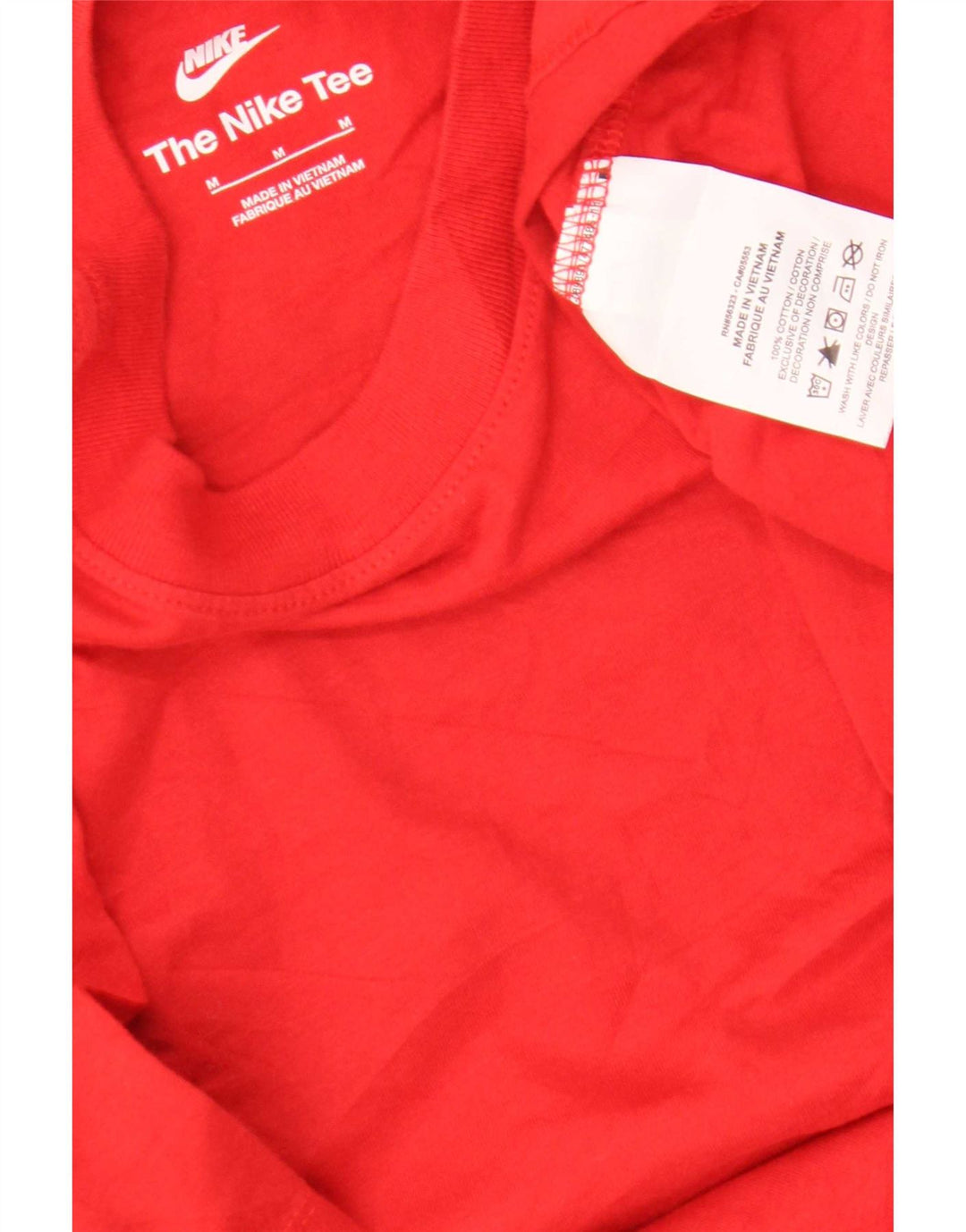 Tricou grafic pentru bărbați Nike Top, bumbac roșu mediu