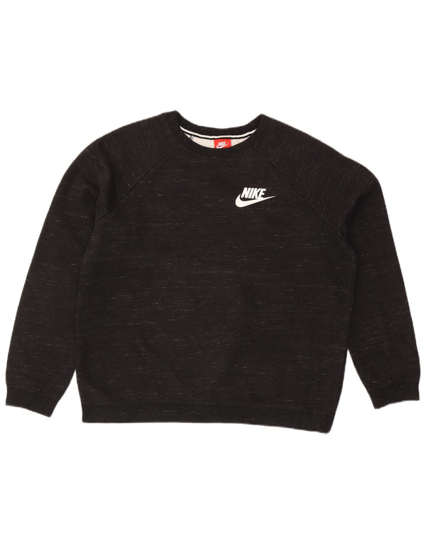 Pulover Nike pentru femei UK 16, mare, bumbac cu pete negru