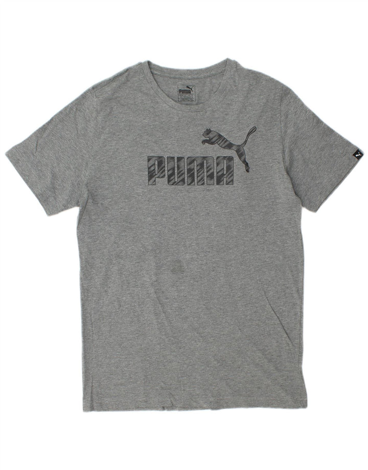 Tricou grafic Puma pentru bărbați Top Medium Gri Flecked