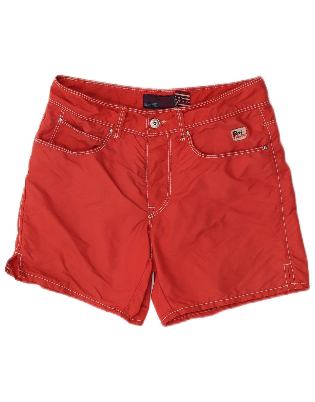 Pantaloni scurti de înot Roy Rogers pentru femei W29 Poliamidă roșie mică