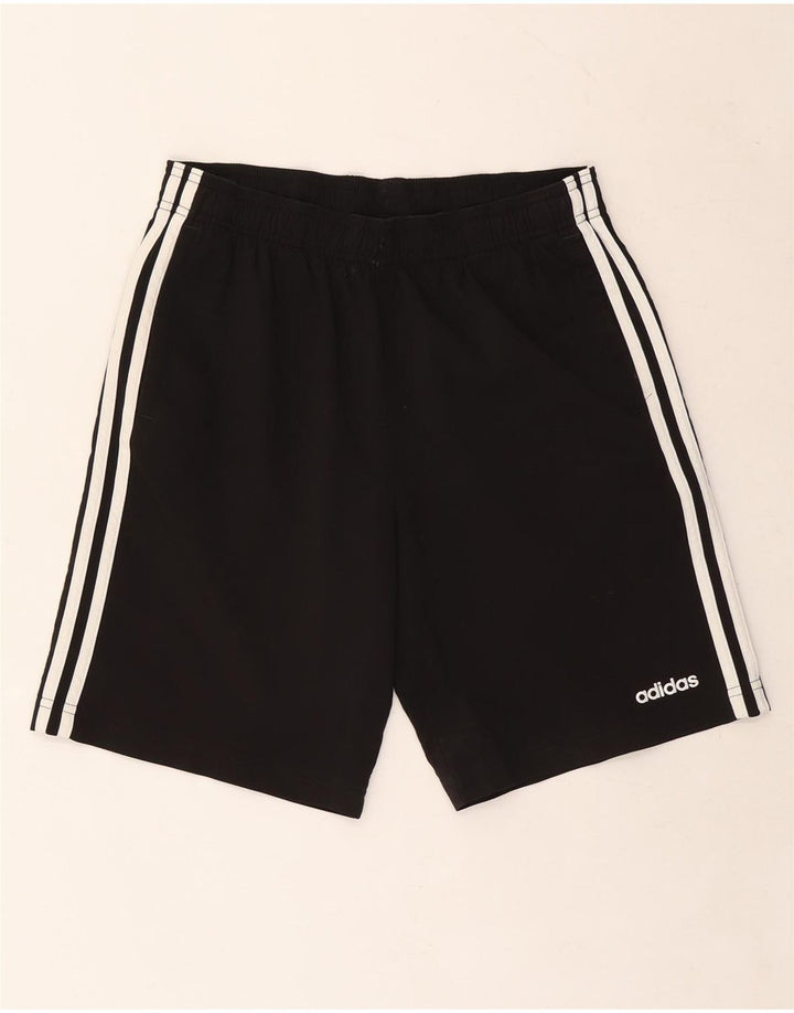 Pantaloni scurți sport adidas băieți 15-16 ani poliester negru