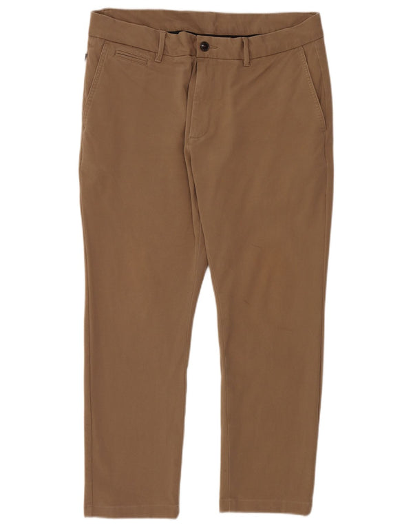 Pantaloni chino slim pentru bărbați Marks & Spencer L36 L29 bumbac bej