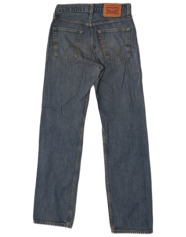 Blugi drepti pentru femei Levi's 751 W28 L32 Bumbac albastru