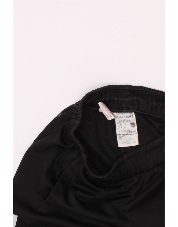 Pantaloni scurți sport adidas Climalite pentru băieți 9-10 ani poliester negru