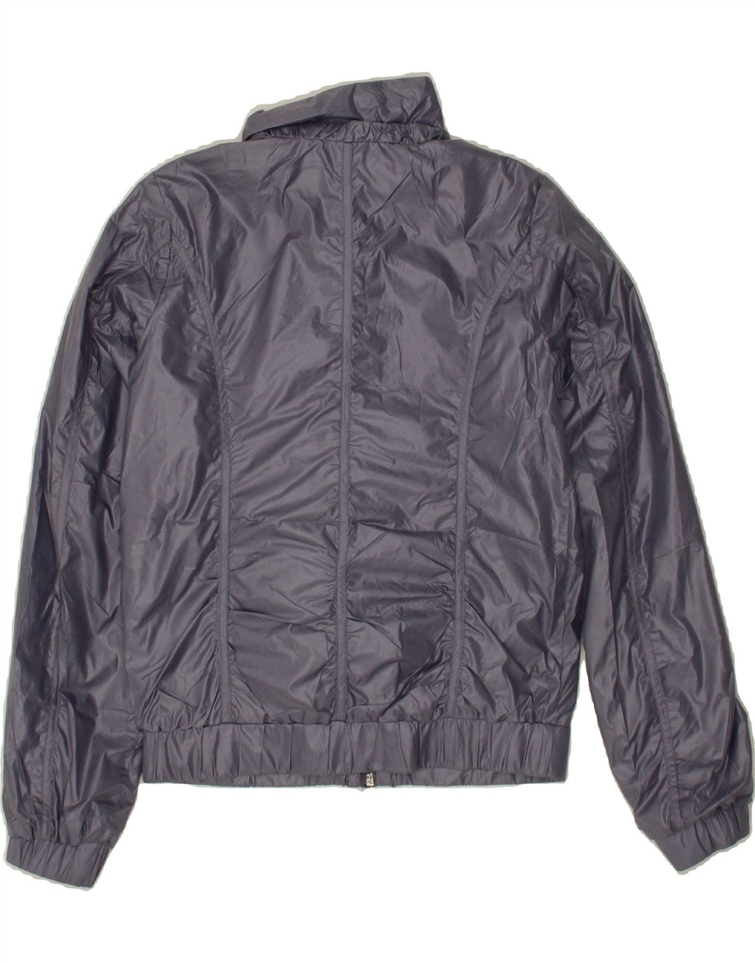 BENETTON Girls Bomber Jacket 11-12 Years 2XL Navy Blue Polyamide Vintage Benetton and Second-Hand Benetton from Messina Hembry 