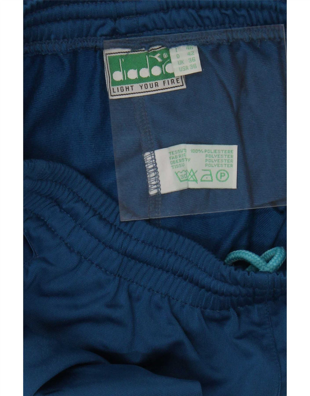 Diadora Pantaloni de trening pentru bărbați, mari, albastru, poliester
