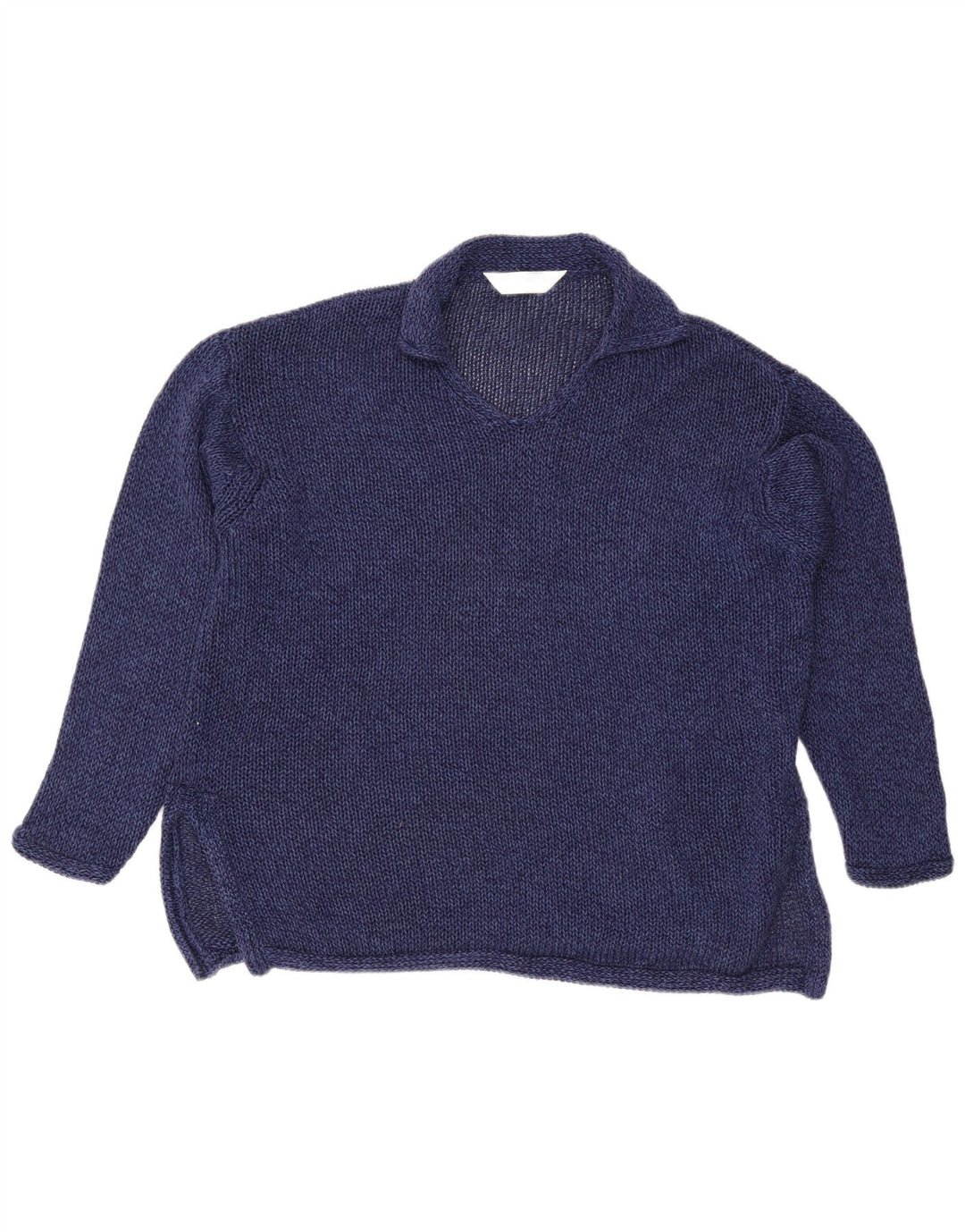 Marks & Spencer Pulover cu gât polo pentru femei UK 12 Medium Bleumarin