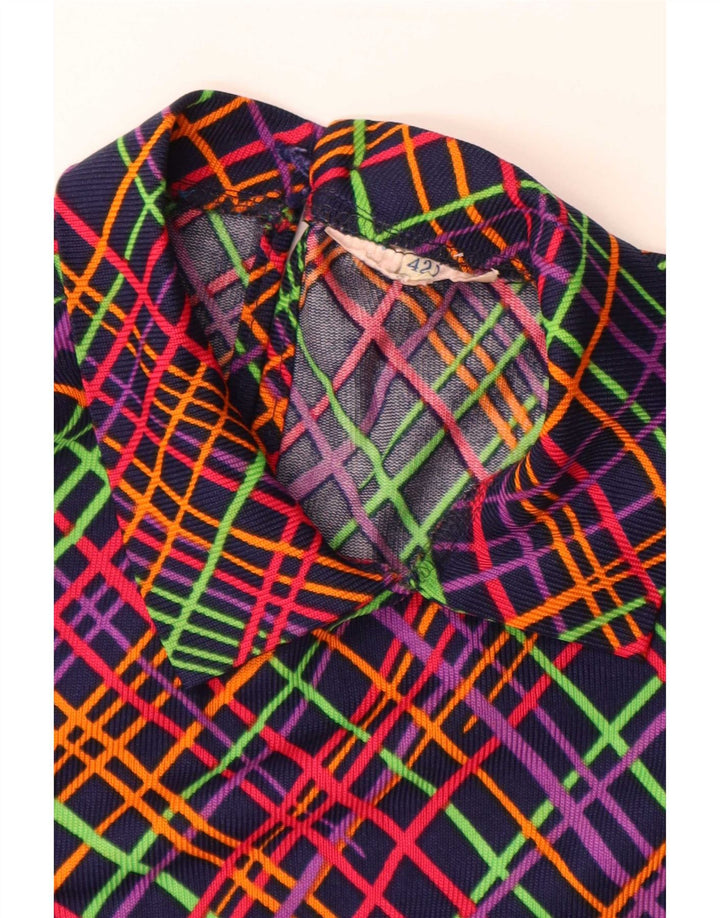 Rochie vintage pentru femei fără mâneci în linie A IT 42 Medium Multicolor Geometric