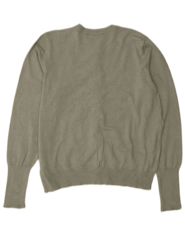 Marks & Spencer Pulover Crop Cardigan pentru Damă UK 14 Large Green Viscose