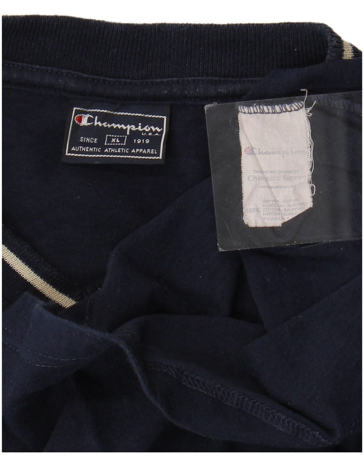 Tricou pentru bărbați Champion Top XL Bumbac bleumarin