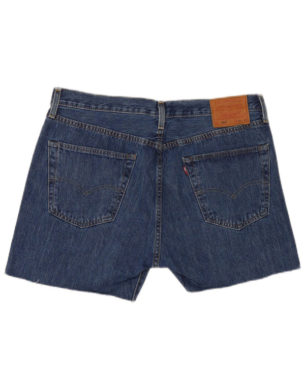 Pantaloni scurți Levi's 501 Denim W36 Large Blue Bumbac