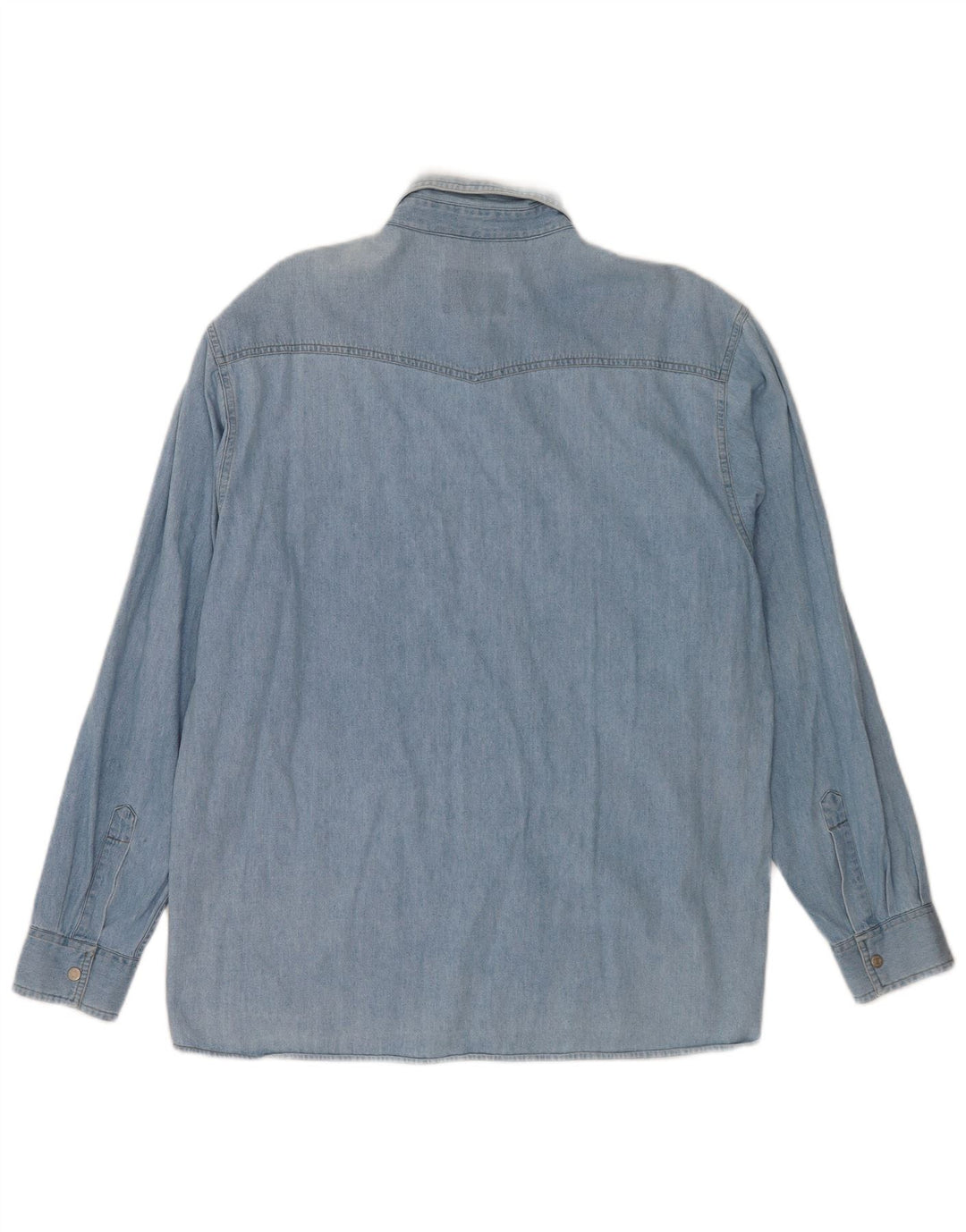 Cămașă Vintage bărbați din denim mare, albastru, bumbac