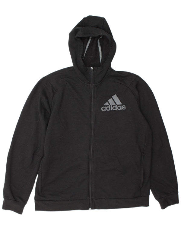 Pulover pentru bărbați Adidas Graphic Zip XL poliester gri