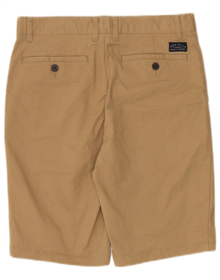 Pantaloni scurți chino Jack Wills pentru bărbați W30, bumbac mediu bej