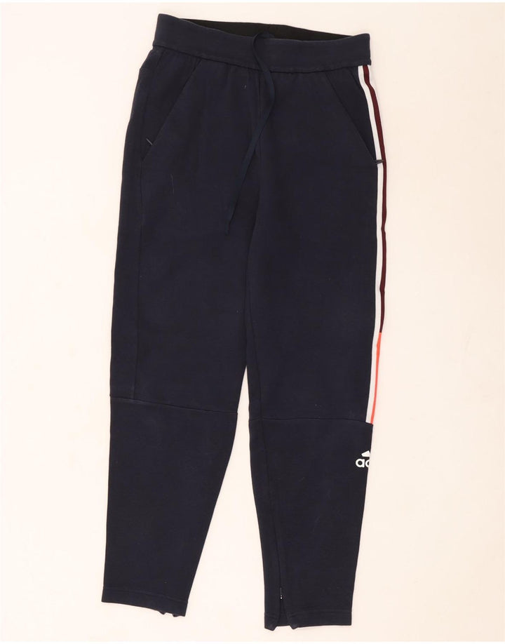 Pantaloni de trening Adidas pentru bărbați, poliester, albastru mic