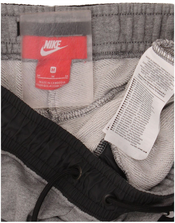Pantaloni de trening pentru bărbați NIKE Pantaloni de jogging, gri mediu, bumbac color bloc