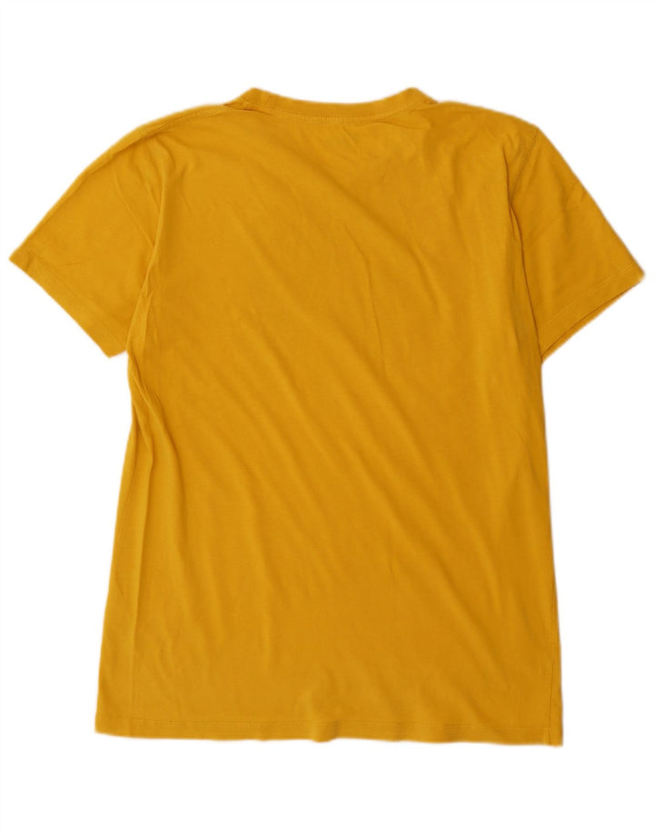 Tricou grafic pentru bărbați Fjall Raven Top din bumbac galben mediu