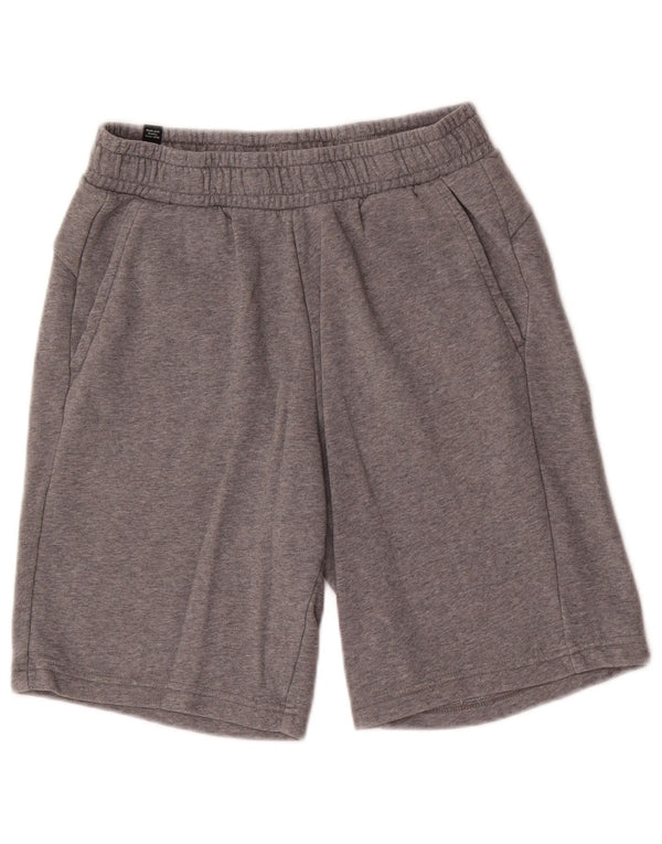 Pantaloni scurți sport Puma pentru bărbați, bumbac cu pete gri medii