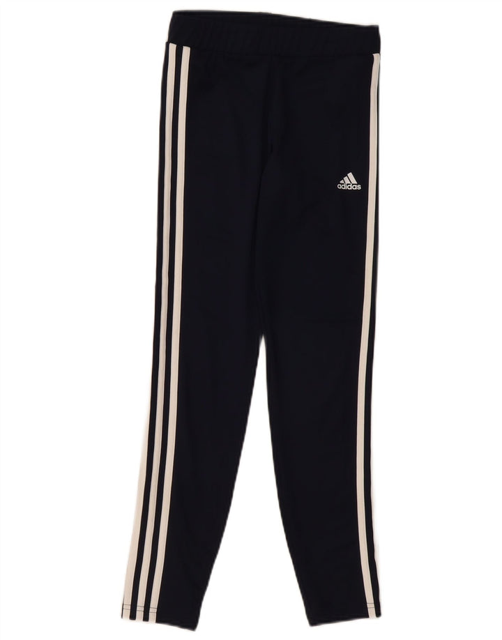 Leggings pentru fete ADIDAS 11-12 ani poliester negru