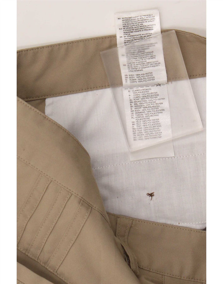Pantaloni chino Climalite drepti pentru bărbați Adidas W34 L30 poliester bej