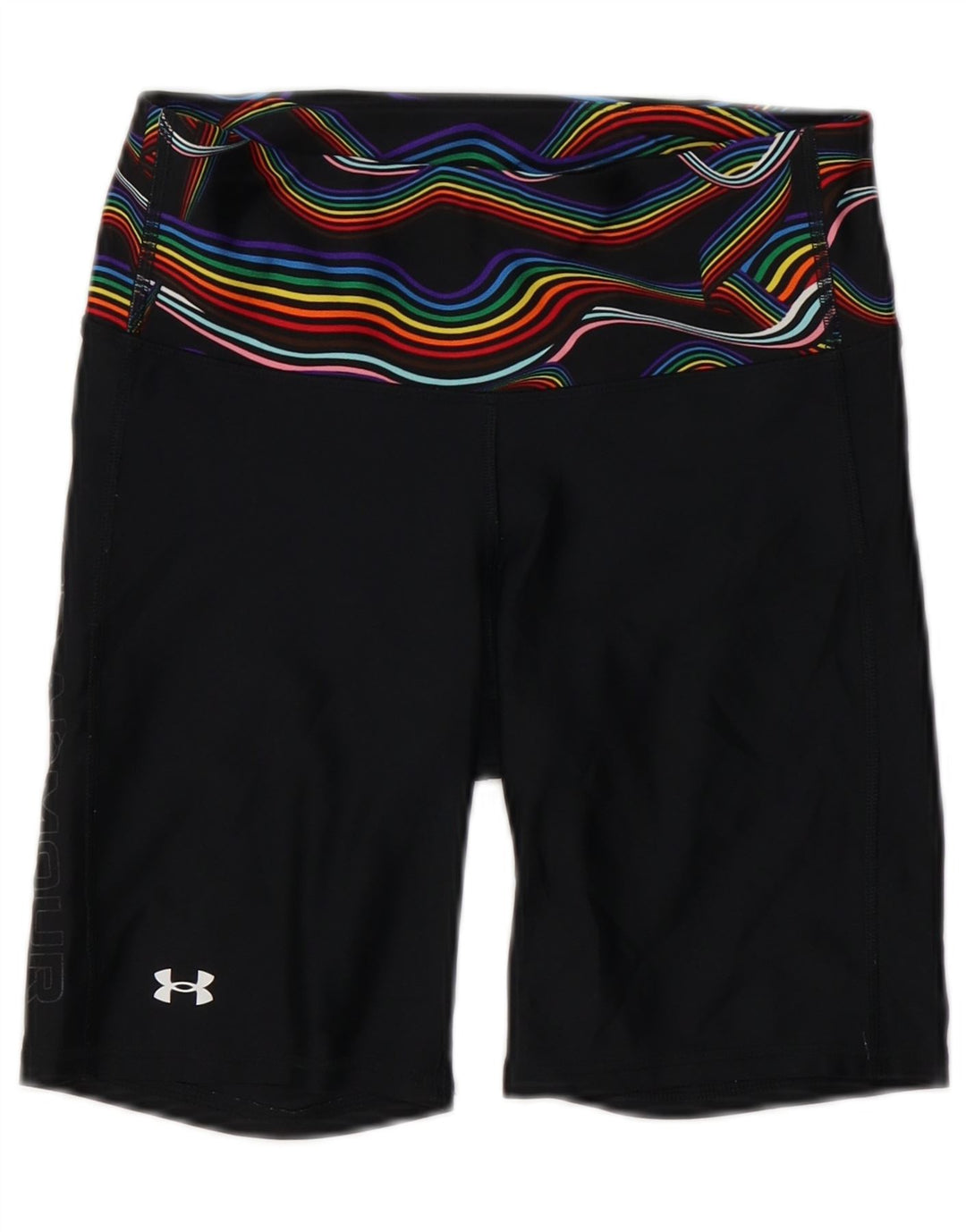 Pantaloni scurti sport Under Armour pentru femei Heat Gear UK 12 Poliester mediu negru
