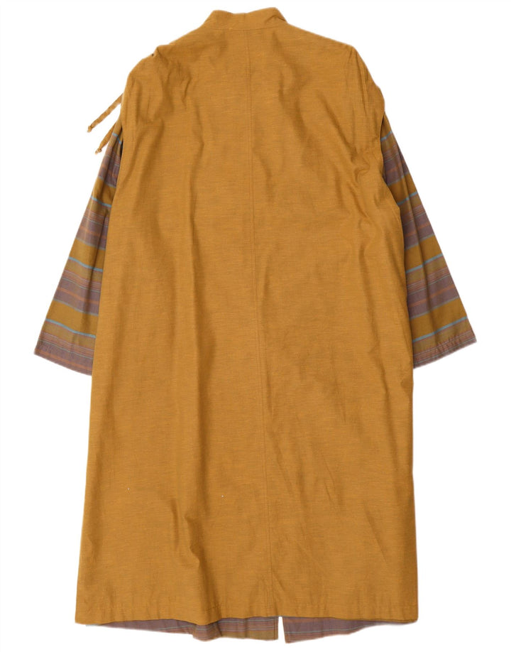 Pardesiu vintage pentru femei UK 14, mare, galben Colorblock
