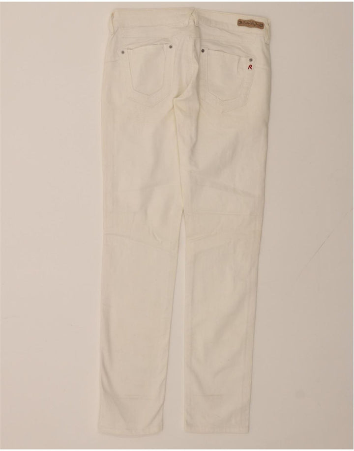REPLAY Womens Radixes Slim Jeans W29 L32 White Cotton Vintage Replay and Second-Hand Replay from Messina Hembry 